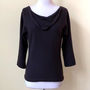 Ann Taylor Cashmere Brown 3/4 Sleeve Sweater